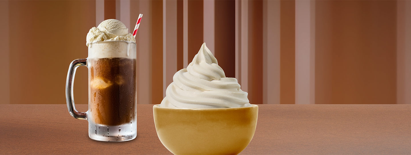 Yogurtland frozen yogurt alongside s'mores confection